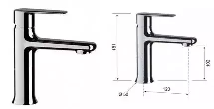 Смеситель для раковины «Remer» Vanity V12 хром Смеситель для раковины «Remer» Vanity V12 хром