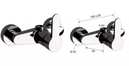 Смеситель для душа «Remer» Winner W35 хром Смеситель для душа «Remer» Winner W35 хром