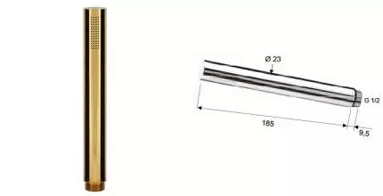 Ручная лейка «Remer» 317MMDOX золото Ручная лейка «Remer» 317MMDOX золото