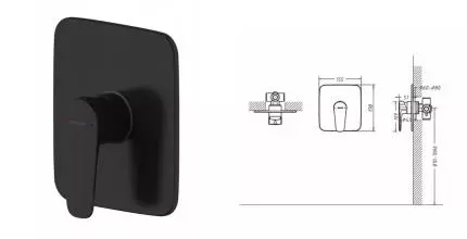 PB8173218BW-ENG Внешняя часть смесителя Bravat Source Black, 1-функц., черный · Source, Bravat, PB8173218BW-ENG PB8173218BW-ENG Внешняя часть смесителя Bravat Source Black, 1-функц., черный · Source, Bravat, PB8173218BW-ENG