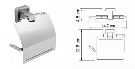Держатель для туалетной бумаги «WasserKRAFT» Lippe K-6525 на стену хром