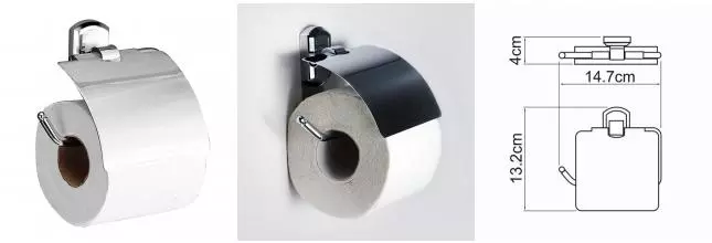 Держатель для туалетной бумаги «WasserKRAFT» Oder K-3025 на стену хром