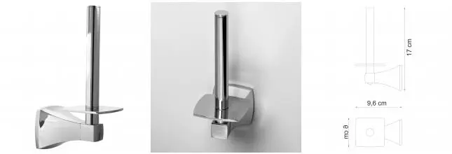 Держатель для туалетной бумаги «WasserKRAFT» Wern K-2597 на стену хром Держатель для туалетной бумаги «WasserKRAFT» Wern K-2597 на стену хром