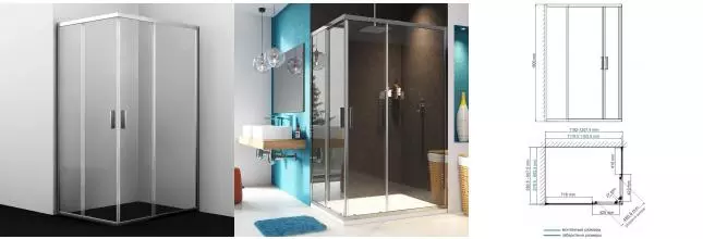 Душевой угол-ограждение «WasserKRAFT» Lippe 45S07 120/90 прозрачный/хром без поддона универсальный Душевой угол-ограждение «WasserKRAFT» Lippe 45S07 120/90 прозрачный/хром без поддона универсальный