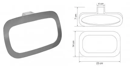 Полотенцедержатель «WasserKRAFT» Kammel K-8360 на стену хром