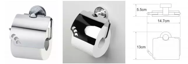 Держатель для туалетной бумаги «WasserKRAFT» Isen K-4025 на стену хром Держатель для туалетной бумаги «WasserKRAFT» Isen K-4025 на стену хром