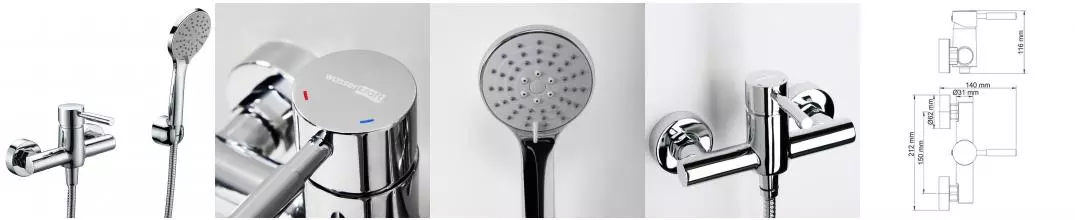 Смеситель для душа «WasserKRAFT» Main 4102 хром Смеситель для душа «WasserKRAFT» Main 4102 хром