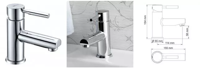 Смеситель для раковины «WasserKRAFT» Main 4103 хром Смеситель для раковины «WasserKRAFT» Main 4103 хром