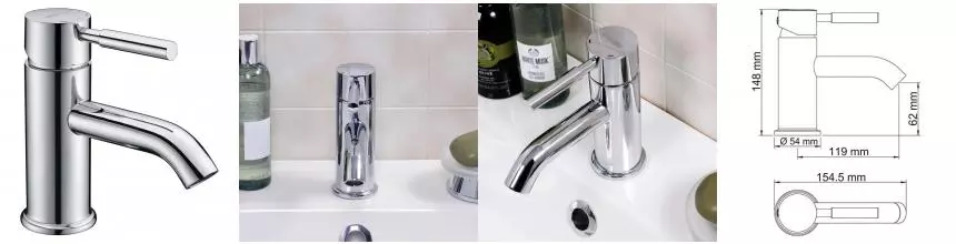 Смеситель для раковины «WasserKRAFT» Main 4105 хром Смеситель для раковины «WasserKRAFT» Main 4105 хром