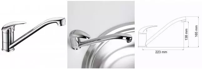 Смеситель для кухонной мойки «WasserKRAFT» Isen 2607 хром Смеситель для кухонной мойки «WasserKRAFT» Isen 2607 хром
