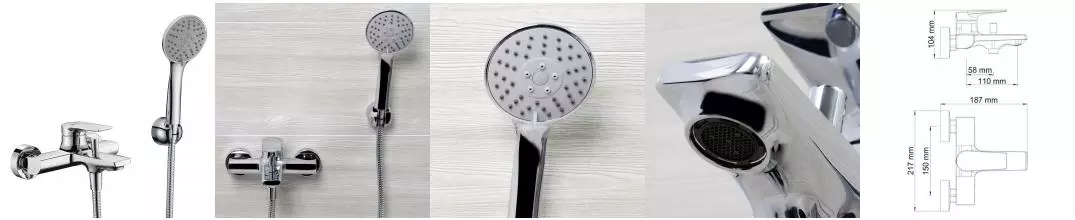 Смеситель для ванны «WasserKRAFT» Lopau 3201 хром Смеситель для ванны «WasserKRAFT» Lopau 3201 хром