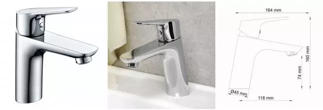 Смеситель для раковины «WasserKRAFT» Lippe 4503 хром Смеситель для раковины «WasserKRAFT» Lippe 4503 хром