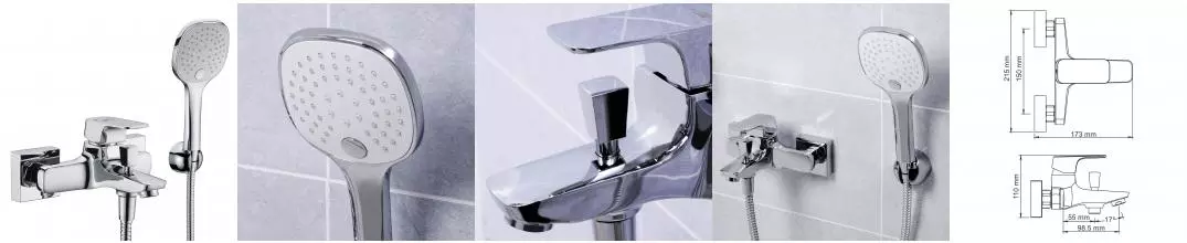 Смеситель для ванны «WasserKRAFT» Salm 2701 хром Смеситель для ванны «WasserKRAFT» Salm 2701 хром