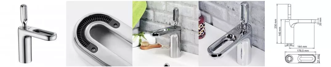 Смеситель для раковины «WasserKRAFT» Kammel 1803 хром Смеситель для раковины «WasserKRAFT» Kammel 1803 хром