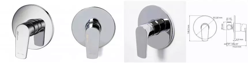 Смеситель для душа «WasserKRAFT» Dill 6151 хром Смеситель для душа «WasserKRAFT» Dill 6151 хром