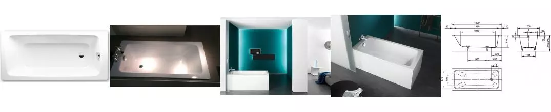 Ванна стальная «Kaldewei» Cayono 747 150/70 без опор без сифона белая Ванна стальная «Kaldewei» Cayono 747 150/70 без опор без сифона белая