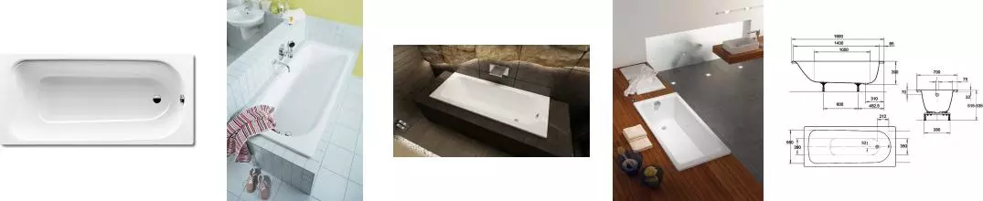 Ванна стальная «Kaldewei» Eurowa 311-1 160/70 без опор без сифона белая Ванна стальная «Kaldewei» Eurowa 311-1 160/70 без опор без сифона белая