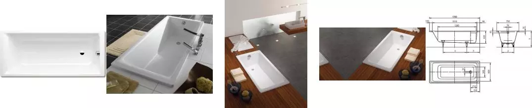 Ванна стальная «Kaldewei» Puro 652 170/75 easy-clean без опор без сифона белая Ванна стальная «Kaldewei» Puro 652 170/75 easy-clean без опор без сифона белая