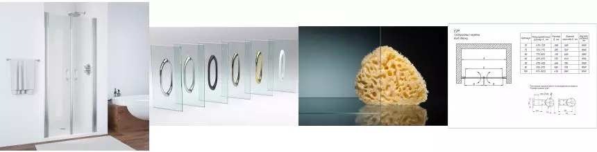 Душевая дверь «Vegas Glass» E2P 90/189 прозрачная/глянцевый хром универсальная