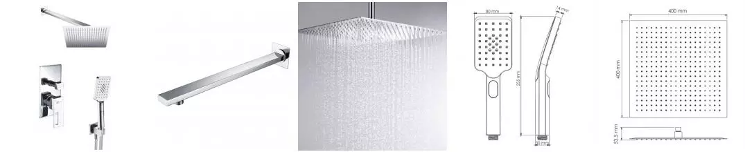 Душевая система «WasserKRAFT» A16590 хром