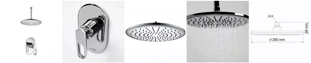 Душевая система «WasserKRAFT» A12830 хром Душевая система «WasserKRAFT» A12830 хром