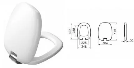 Сиденье для унитаза «Vitra» Plural 126-001-009 дюропласт с микролифтом белое матовое Сиденье для унитаза «Vitra» Plural 126-001-009 дюропласт с микролифтом белое матовое