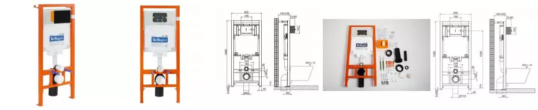 Инсталляция для унитаза «Belbagno» BB002-80