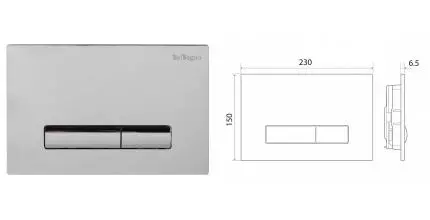 Кнопка смыва «Belbagno» GENOVA BB019-GV-CHROME хром Кнопка смыва «Belbagno» GENOVA BB019-GV-CHROME хром