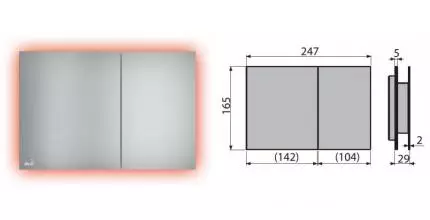 Кнопка смыва «AlcaPlast» Air Light с подсветкой нержавеющая сталь Кнопка смыва «AlcaPlast» Air Light с подсветкой нержавеющая сталь