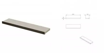 Полка в ванну «Aquaton» Лофт Урбан на стену дуб орегон