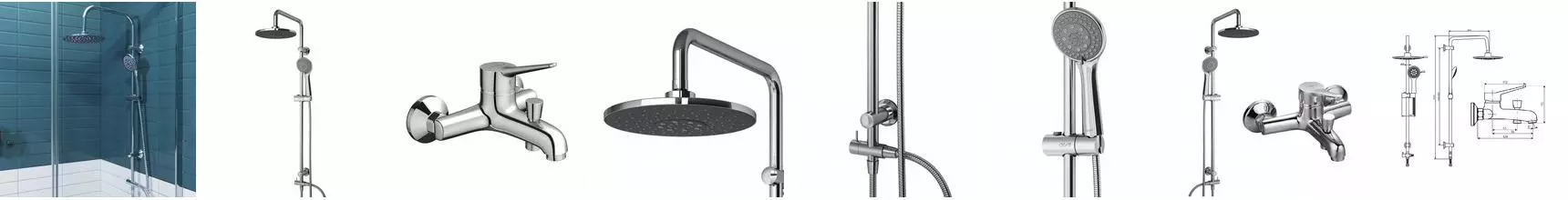 Душевая система «Dorff» Norma D0711040 хром Душевая система «Dorff» Norma D0711040 хром