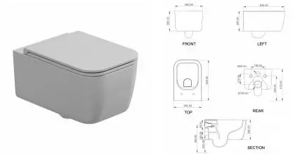 BRIO унитаз подвесн белый/глянц BRWCSO000 безободковый · Brio, GSG, BRWCSO000