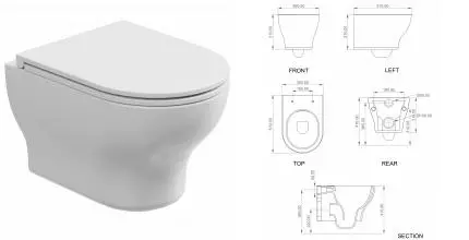 SPEED унитаз подвесн белый/глянц SPWCSO000 безободковый · Speed, GSG, SPWCSO000