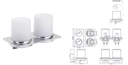 Дозатор для мыла «Bemeta» Organic 157109271 на стену хром Дозатор для мыла «Bemeta» Organic 157109271 на стену хром