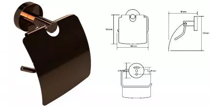 Держатель для туалетной бумаги «Bemeta» Coral 158112012 на стену coffee gold Держатель для туалетной бумаги «Bemeta» Coral 158112012 на стену coffee gold