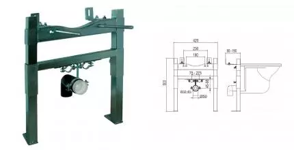 Инсталляция для биде «Oli» Easy 618547 Инсталляция для биде «Oli» Easy 618547