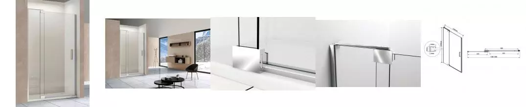 Душевая дверь «Vincea» Extra VDP-1E1112CL 120/200 прозрачная/хром универсальная Душевая дверь «Vincea» Extra VDP-1E1112CL 120/200 прозрачная/хром универсальная