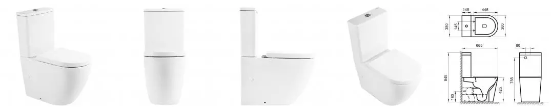 Унитаз компакт безободковый «Belbagno» Sfera-R BB2141CPR белый (BB865SC) с сиденьем дюропласт с микролифтом Унитаз компакт безободковый «Belbagno» Sfera-R BB2141CPR белый (BB865SC) с сиденьем дюропласт с микролифтом