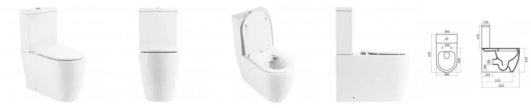 Унитаз компакт безободковый «Belbagno» Marino BB105CPR-BB105T белый (BB2031SC) с сиденьем дюропласт с микролифтом Унитаз компакт безободковый «Belbagno» Marino BB105CPR-BB105T белый (BB2031SC) с сиденьем дюропласт с микролифтом