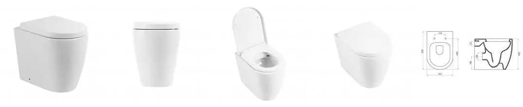 Приставной унитаз безободковый «Belbagno» Marino BB105CBR белый (BB105SC) с сиденьем дюропласт с микролифтом Приставной унитаз безободковый «Belbagno» Marino BB105CBR белый (BB105SC) с сиденьем дюропласт с микролифтом