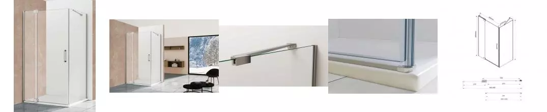 Душевой угол-ограждение «Vincea» Extra VSR-1E809010CL 90/100 прозрачный/хром прямоугольный без поддона универсальный Душевой угол-ограждение «Vincea» Extra VSR-1E809010CL 90/100 прозрачный/хром прямоугольный без поддона универсальный