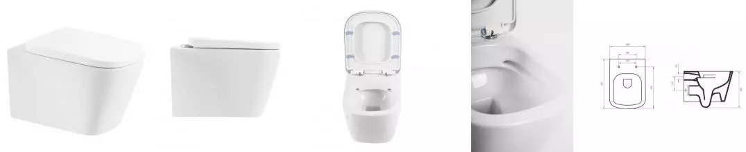 Подвесной унитаз безободковый «Belbagno» Albano BB120CHR белый (BB120SC) с сиденьем дюропласт с микролифтом Подвесной унитаз безободковый «Belbagno» Albano BB120CHR белый (BB120SC) с сиденьем дюропласт с микролифтом