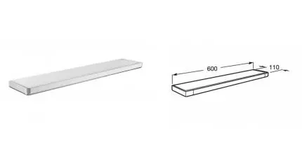 Полка в ванну «Roca» Tempo 7817027001 на стену хром