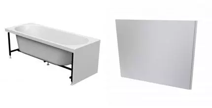 Торцевой экран под ванну «Radomir» Виктория 70 белый правый