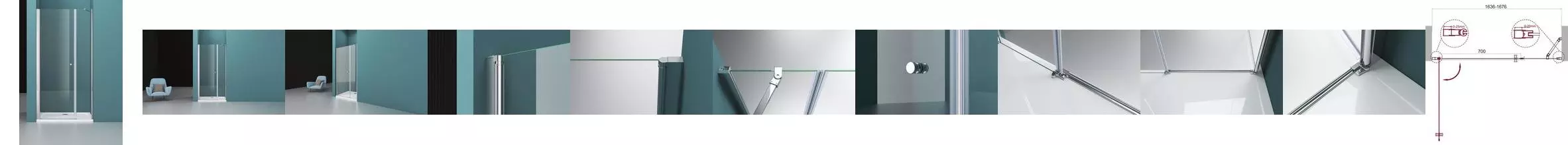 Душевая дверь «Belbagno» ETNA-B-11-90+80-C-Cr 170/195 прозрачная/хром универсальная Душевая дверь «Belbagno» ETNA-B-11-90+80-C-Cr 170/195 прозрачная/хром универсальная