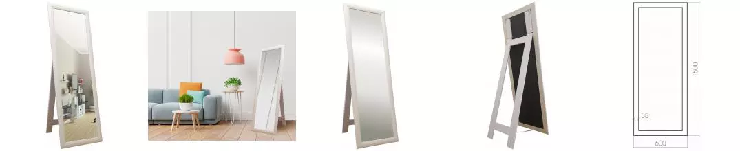 Зеркало «Azario» Монреаль 60 без света Дуб