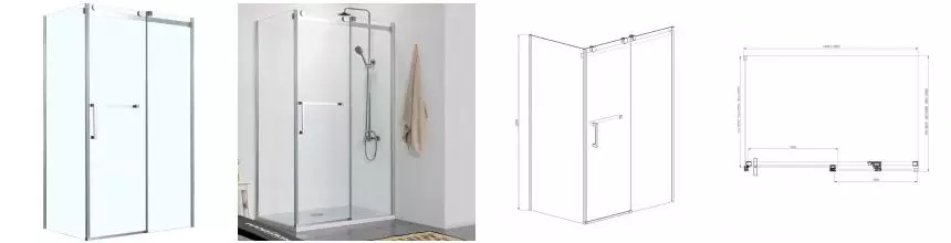 Душевой угол-ограждение «Azario» Vancouver 1131 R 120/90 прямоугольный прозрачный/серебро без поддона правый Душевой угол-ограждение «Azario» Vancouver 1131 R 120/90 прямоугольный прозрачный/серебро без поддона правый