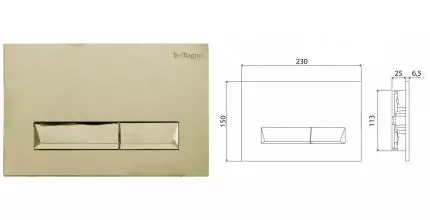 Кнопка смыва «Belbagno» Marmi BB013-MR-ORO золото Кнопка смыва «Belbagno» Marmi BB013-MR-ORO золото