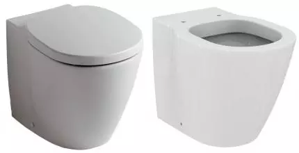Приставной унитаз «Ideal Standard» Connect E803401 (E712701) белый с сиденьем дюропласт с микролифтом белое