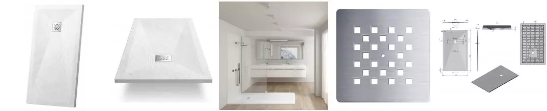 Душевой поддон «Vincea» VST-4SR9015W 150/90 низкий из литьевого мрамора прямоугольный белый матовый без сифона Душевой поддон «Vincea» VST-4SR9015W 150/90 низкий из литьевого мрамора прямоугольный белый матовый без сифона